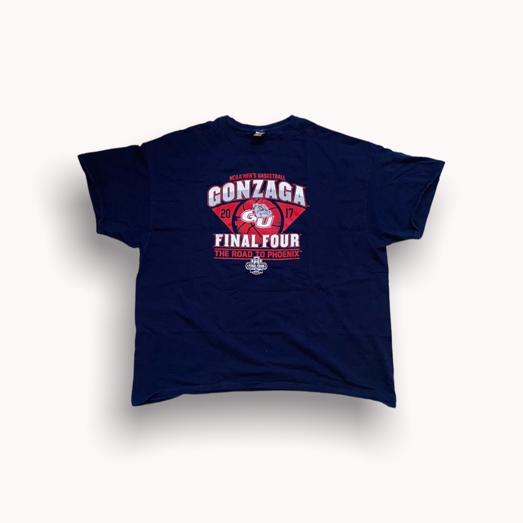 Blue 84 Brand Gonzaga Bulldogs 2017 Final Four Shirt Size 2xl
